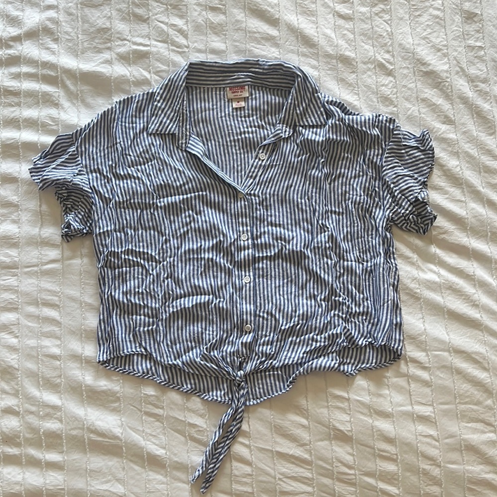 Striped Button Down Shirt